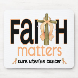 Mousepad Cruz uterina 1 das matérias da fé do cancer