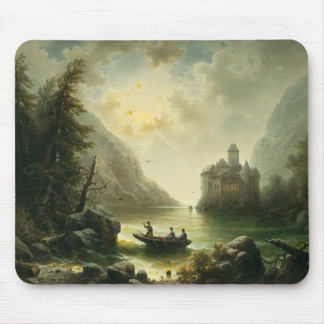 Mousepad Cruzando em uma Noite Luz - Albert Rieger (Frente)