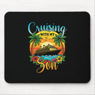 Mousepad Cruzeiro Com Meu Filho Mãe Pai Cruzeiro Férias Com