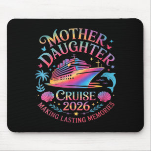 Mousepad Cruzeiro da mãe e da filha 2026 viagem de férias c