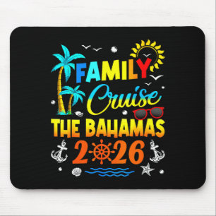 Mousepad Cruzeiro de Família Feminino Bahamas Design de Ver