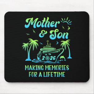Mousepad Cruzeiro de Mãe e Filho 2026 Viagem Familiar Combi