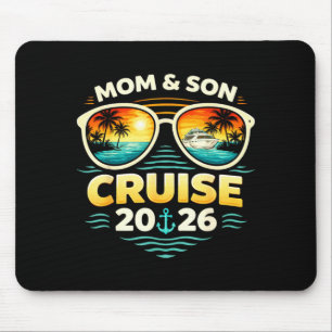 Mousepad Cruzeiro de mãe e filho férias 2026 combinando