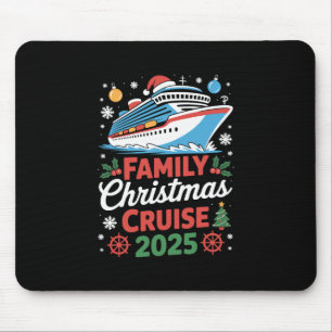 Mousepad Cruzeiro de Natal em Família 2025 Férias de Fim de
