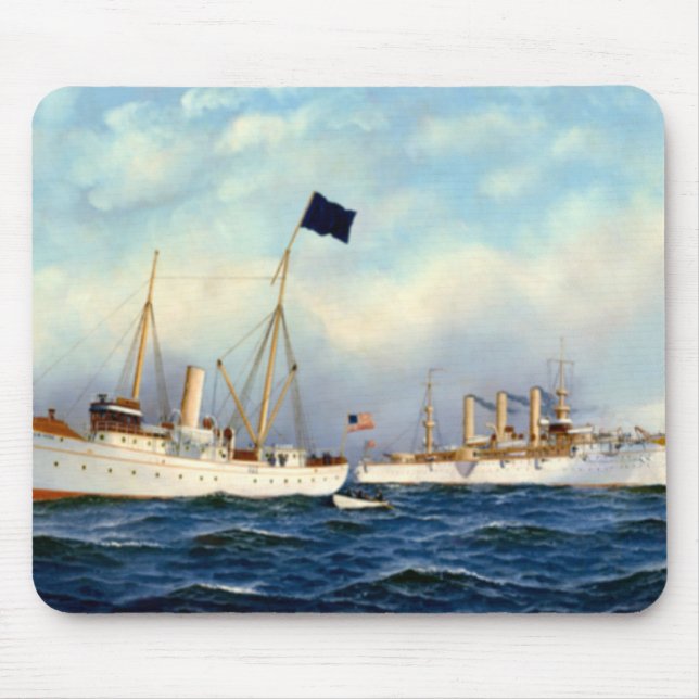 Mousepad Cruzeiro dos EUA Brooklyn 1897 (Frente)