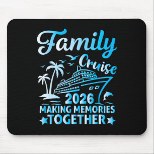 Mousepad Cruzeiro em Família 2026 Viagem de Férias Correspo