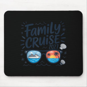 Mousepad Cruzeiro em família férias de verão 2027 combinand