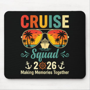 Mousepad Cruzeiro equipe 2026 férias de verão família combi