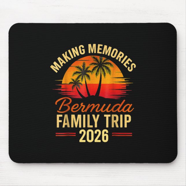 Mousepad Cruzeiro Familiar Bermudas 2026 Verão Férias Combi (Frente)