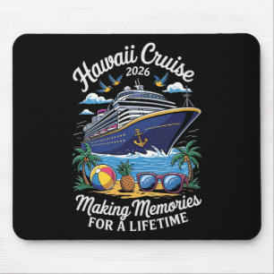 Mousepad Cruzeiro no Havaí Viagem de Férias 2026 Família Co
