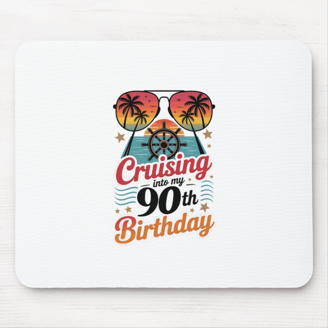 Mousepad Cruzeiro Para Meu 90º Aniversário (Frente)