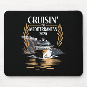 Mousepad Cruzeiro Pelo Mediterrâneo Viagens 2025 Cruzeiros