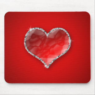 Mousepad Crystal Heart