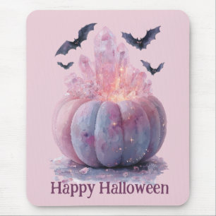 Mousepad Crystal Pumpkin Feliz Halloween Aestético