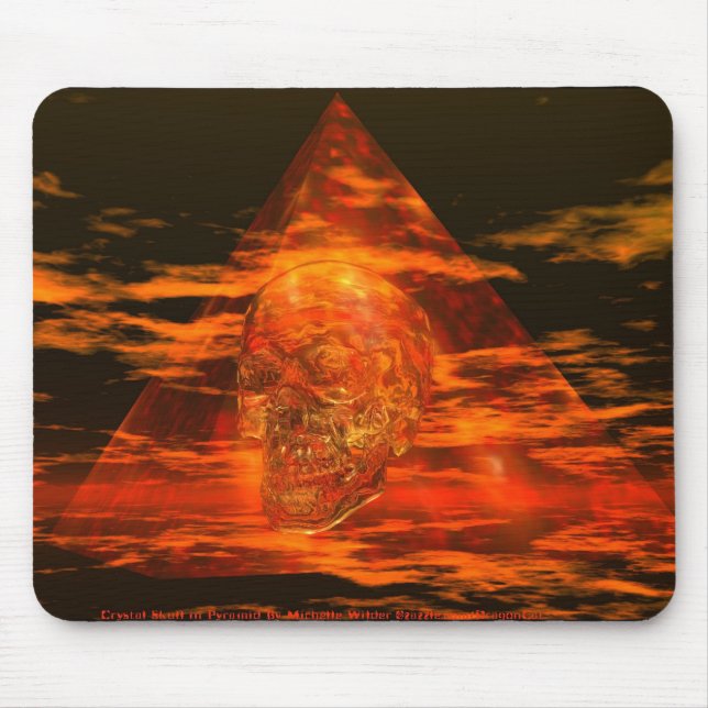 Mousepad CRYSTAL SKULL Na Pirâmide (Frente)