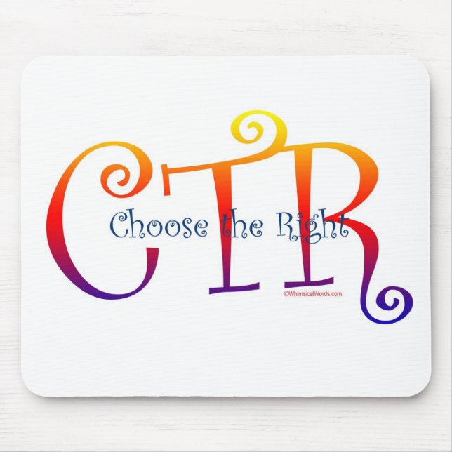 MOUSEPAD CTR-CHOOSE O DIREITO (Frente)