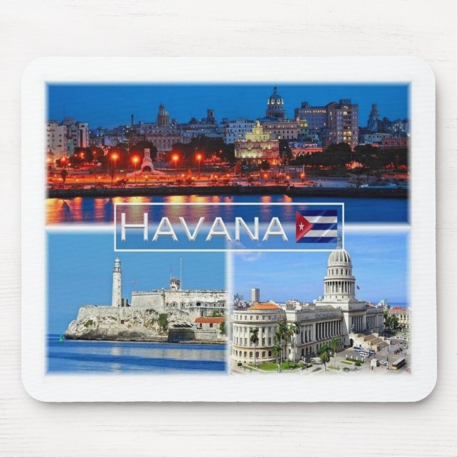 Mousepad CU Cuba - Havana - Morro castle - (Frente)