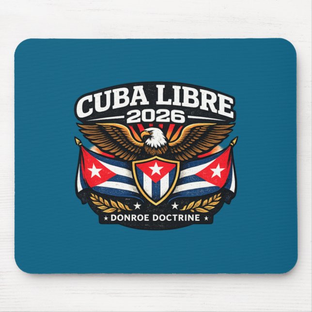 Mousepad Cuba Cuba Livre Doutrina Donroe Design (Frente)