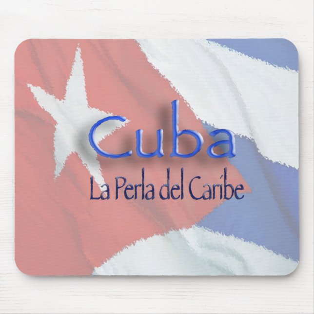 Mousepad CUBA - La Perla del Caribe (Frente)