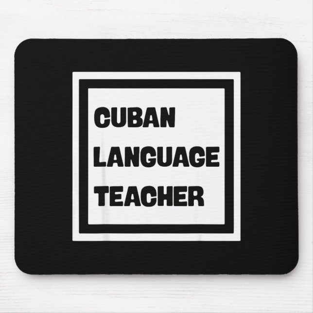 Mousepad Cuban Language Teacher  (Frente)