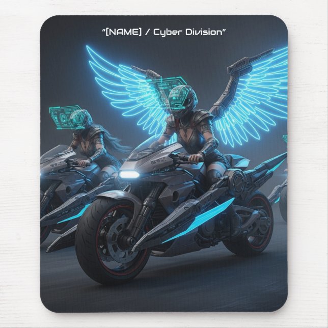 Mousepad Cubierta para Ipad Valkyrie Mech Riders (Frente)