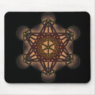 Mousepad Cubo de Metatron - Símbolo de Geometria Sagrado