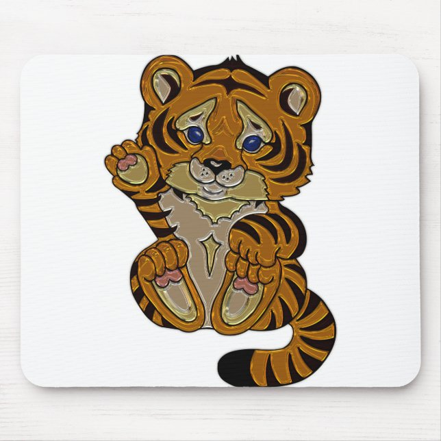 Mousepad Cubo de Tigre (Frente)