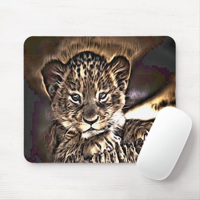Mousepad Cubo-leão (Com mouse)