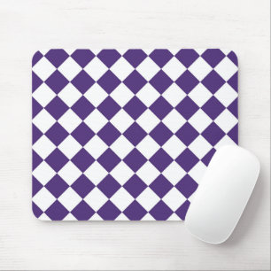 Mousepad Cubos brancos e roxos