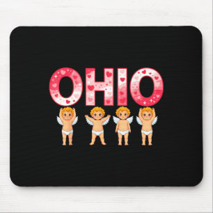 Mousepad Cud Engraçado Ohio Festa Centro-Oeste O-h-i-o Em V