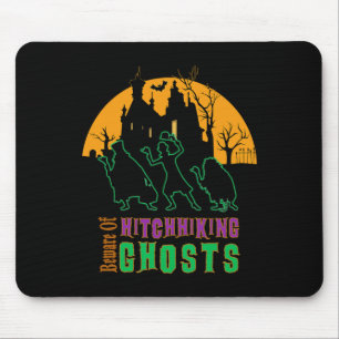 Mousepad Cuidado Com O Halloween Dos Fantasmas De Carona