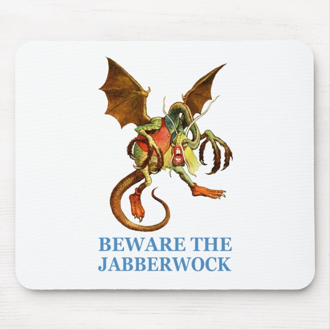 MOUSEPAD CUIDADO COM O JABBERWOCK (Frente)
