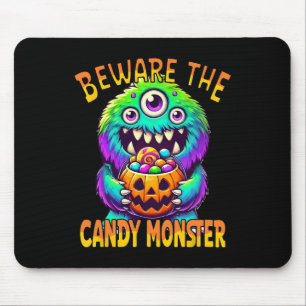 Mousepad Cuidado Com O Monstro Do Cavalo Bonito De Hallowee