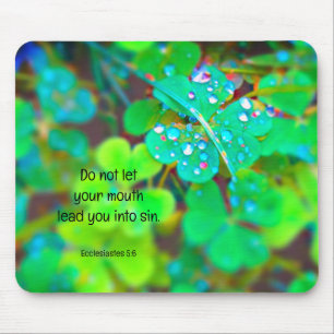 Mousepad Cuidado Com O Pad Do Rato Boca