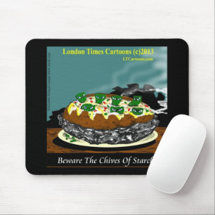 Mousepad Cuidado com os Cebolinhos de Amido – Cartum Divert