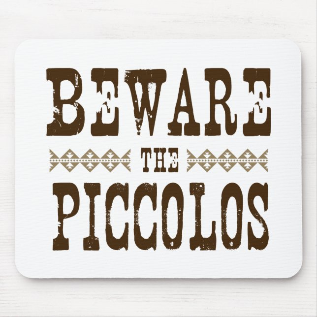 Mousepad Cuidado com os Piccolos (Frente)