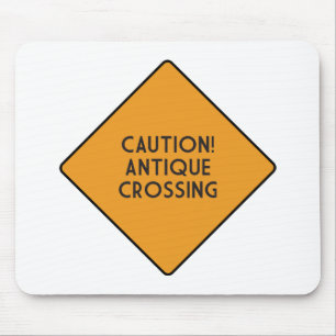 Mousepad Cuidado! Cruzamento antigo