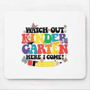 Mousepad Cuidado Jardim de Infância Aqui Vou Eu Kinder Volt