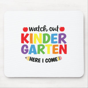 Mousepad Cuidado Jardim de Infância Aqui Vou Eu Kinder Volt