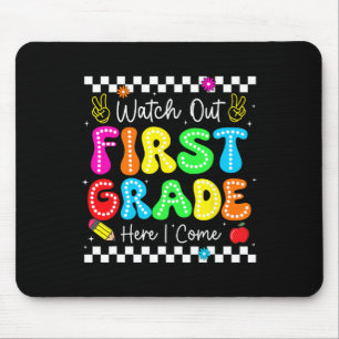 Mousepad Cuidado Primeiro Ano Aqui Vou De Volta à Escola B