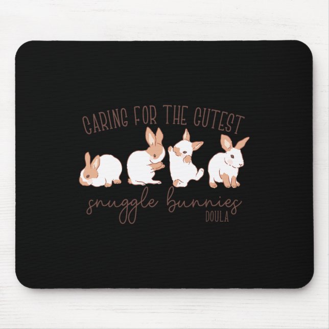 Mousepad Cuidando Dos Bunnies Mais Encantados (Frente)