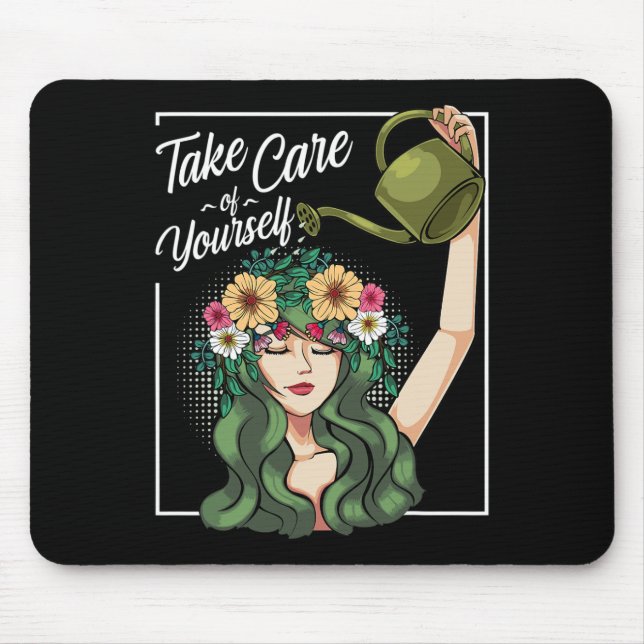 Mousepad Cuide Do Seu Corpo De Autoamor Positivo (Frente)
