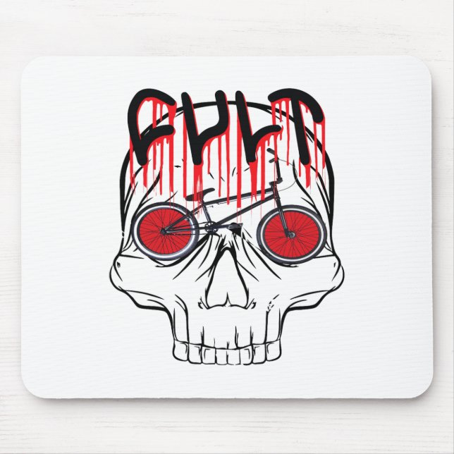 Mousepad Cult Bmx Halloween Dift Para Meninas Ki (Frente)