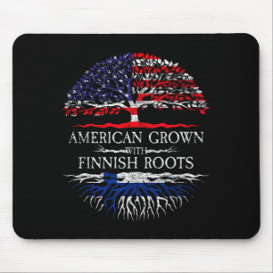 Mousepad Cultivado Americano Com Raízes Finlandesas Finlând