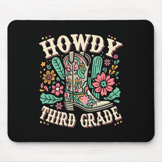 Mousepad Cumprimentos do Terceiro Ano Escolar de Western Ho (Frente)