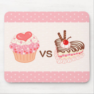 Mousepad Cupcake CONTRA o bolo de queijo