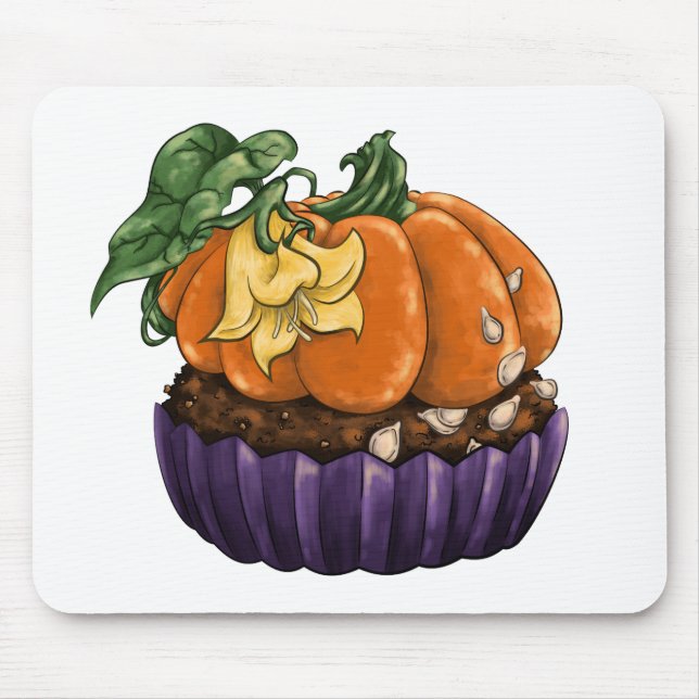 Mousepad Cupcake de abóbora (Frente)