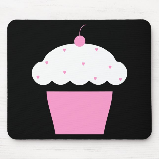 Mousepad cupcake de cereja (Frente)