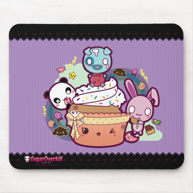 Mousepad Cupcake de Kawaii atacado! (Frente)