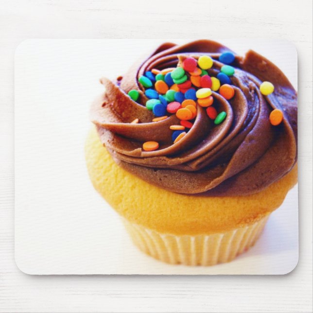 Mousepad Cupcake do fosco de Choc (Frente)